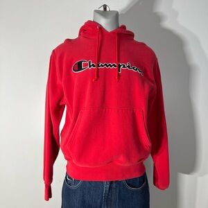 Champion Hoodie Reverse Weave Red